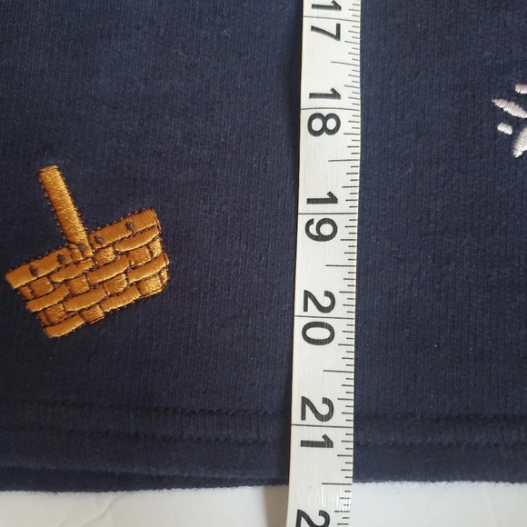 Vintage Belle Pointe Longaberger Womens Embroidered Sweater Vest Size XL Farm - Picture 6 of 8